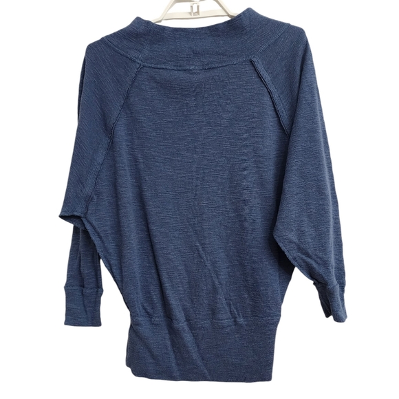 Free People Palisades Slouchy Off Shoulder Thermal Top Dolman Knit Womens XS - Picture 3 of 10